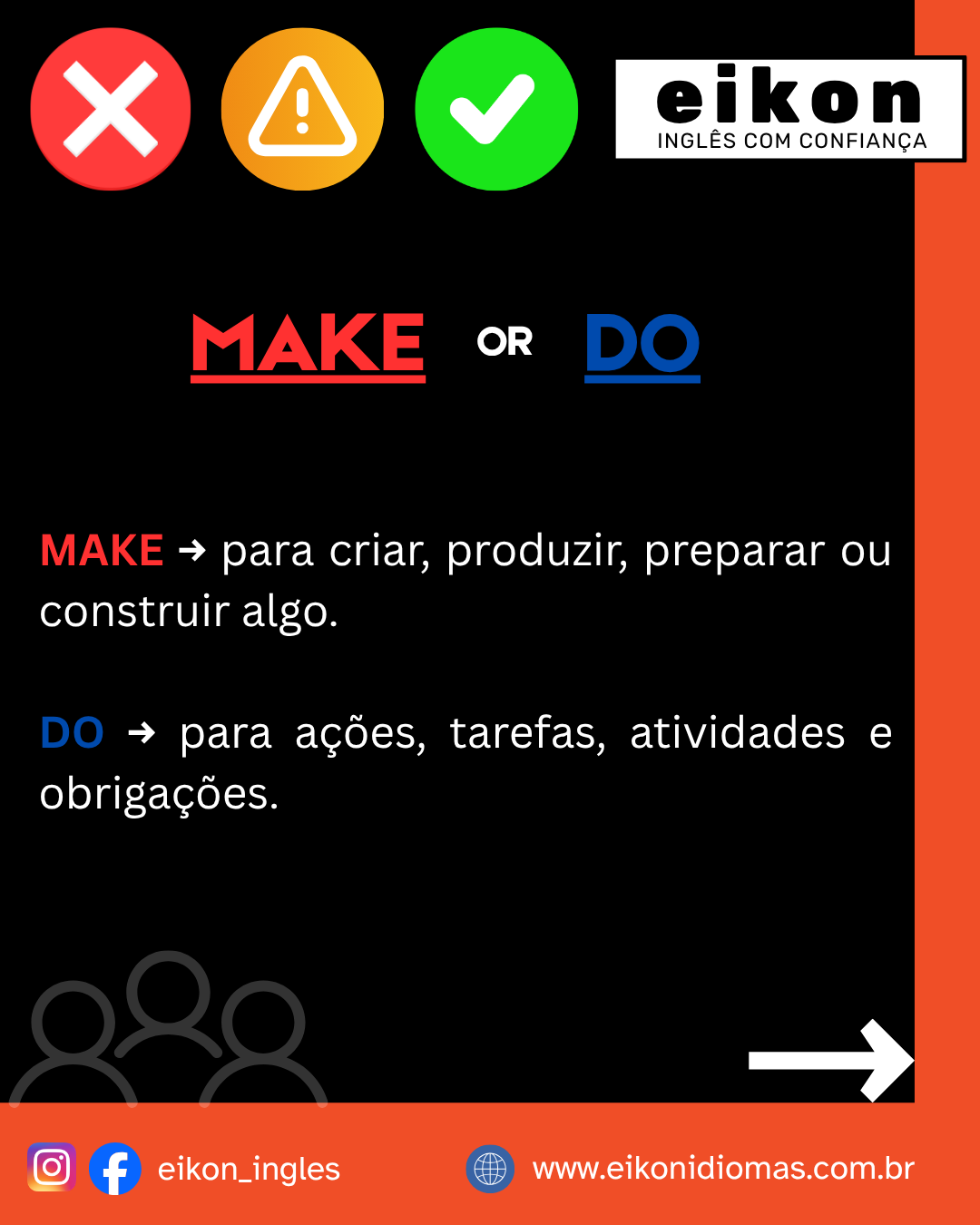 DO ou MAKE? Entenda a diferença e veja 6 exemplos práticos em inglês ...