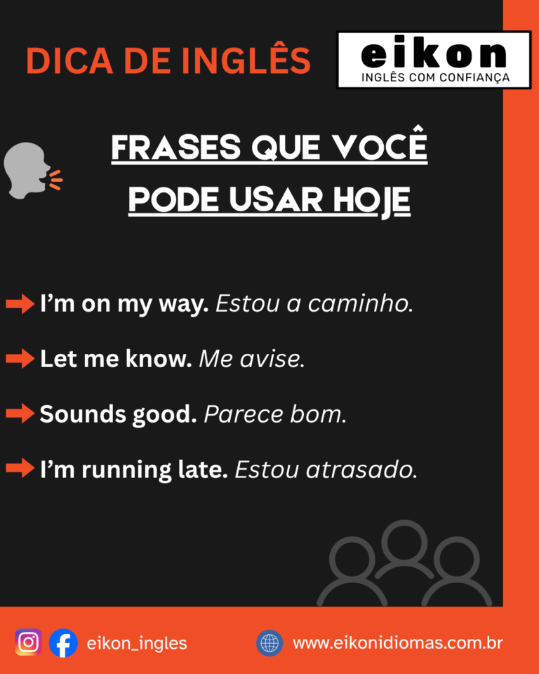 Frases que você pode usar hoje